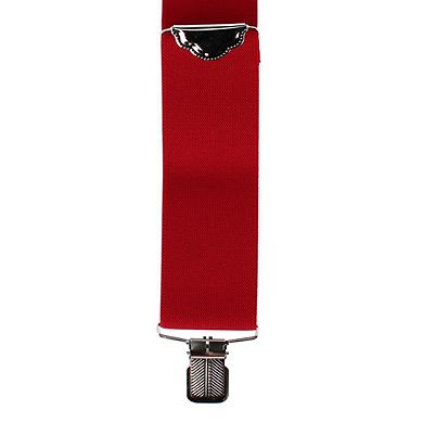 Welch Men's 2 Inch Wide X-Back Casual Clip-End Suspender