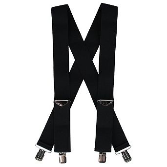 Welch Men's 2 Inch Wide X-Back Casual Clip-End Suspender