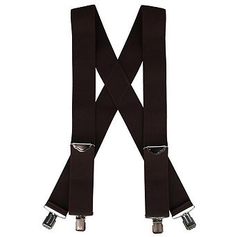 Welch Men's 2 Inch Wide X-Back Casual Clip-End Suspender