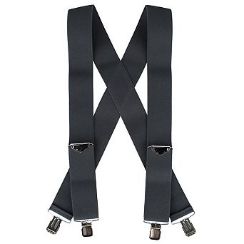 Welch Men's 2 Inch Wide X-Back Casual Clip-End Suspender