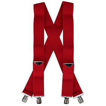 Welch Men's 2 Inch Wide X-Back Casual Clip-End Suspender