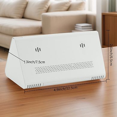 Digital Alarm Clock Large LED Display, Three Alarms, Batteries Powered for Bedroom 4.9"x3.0"x2.6"