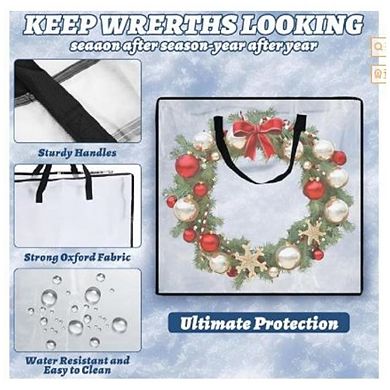 8 Pack 25 gal Clear Storage Bags with Handles, Heavy Duty Zippered Moving Bags for Storage