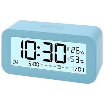 Electric Alarm Clock Adjustable Volume Loud Alarms, Battery Powered Fits Bedroom 5.7"x2.0"x3.3"