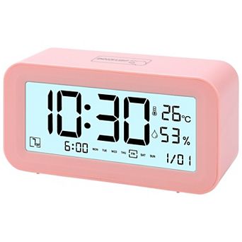 Electric Alarm Clock Adjustable Volume Loud Alarms, Battery Powered Fits Bedroom 5.7"x2.0"x3.3"
