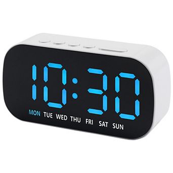 Dimmable LED Alarm Clock - 5-Level Brightness, Dual Alarms, Snooze Function 5.1"x1.4"x2.4"