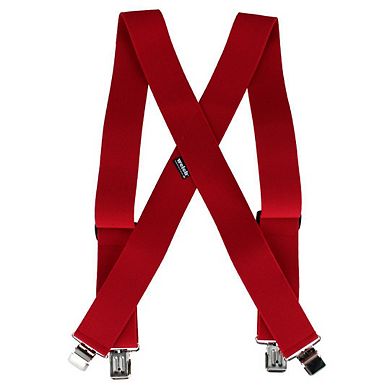 Welch Men's 2 Inch Super Tuff Stuff X-Back Clip On Work Suspender