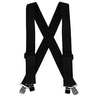 Welch Men's 2 Inch Super Tuff Stuff X-Back Clip On Work Suspender