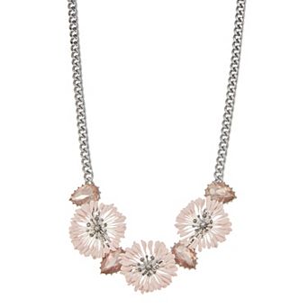 Simply Vera Vera Wang Simulated Stone Flower Frontal Necklace