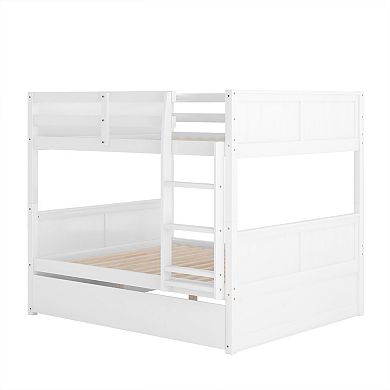 Whisen Full Over Full Bunk Bed with Twin Size Trundle