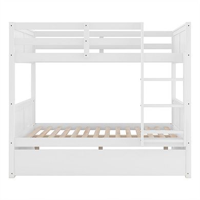 Whisen Full Over Full Bunk Bed with Twin Size Trundle