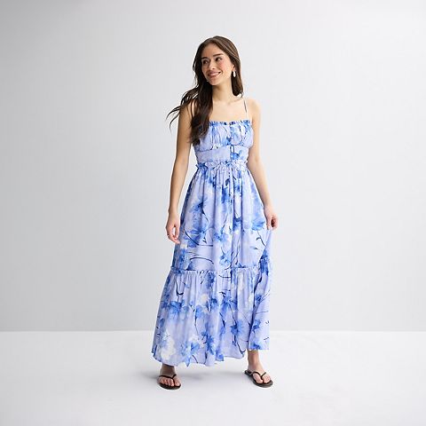 Женские платья Mary Juniors' Mary & Mo Tie Waist Maxi Dress