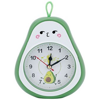 Mechanical Alarm Clock Colorful Cartoon Design, Gentle Alarm, Fruit Appearance 4.5"x2.2"x5.3"