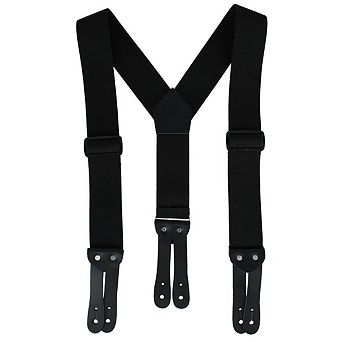 Welch Men's 2 Inch Super Tuff Stuff Y-Back Button On Work Suspender