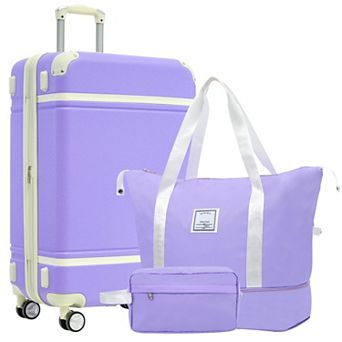 Hardside 3 pc Spinner Luggage Sets with Bags