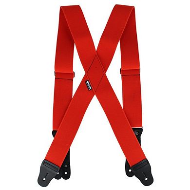 Welch Men's 2 Inch Tuff Stuff Safety X-Back Button On Work Suspender