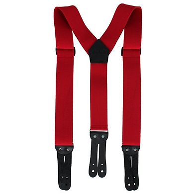 Welch Men's Big & Tall 2 Inch Super Tuff Stuff Y-Back Button On Work Suspender