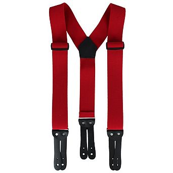 Welch Men's Big & Tall 2 Inch Super Tuff Stuff Y-Back Button On Work Suspender