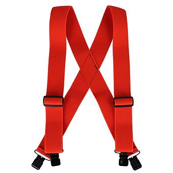 Welch Men's 2 Inch Tuff Stuff Safety X-Back Clip On Work Suspender