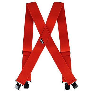 Welch Men's 2 Inch Tuff Stuff Safety X-Back Clip On Work Suspender