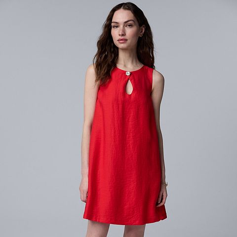 Женские платья Simply Vera Women's Simply Vera Vera Wang Short Shift Dress