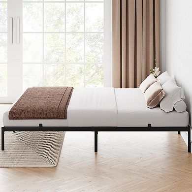 Metal Platform Bed Frame, 14 Inch Full Bed Frame w/Heavy Duty Slats Support,Strong Bearing Capacity