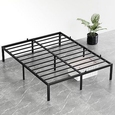 Metal Platform Bed Frame, 14 Inch Full Bed Frame w/Heavy Duty Slats Support,Strong Bearing Capacity