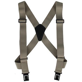Perry Suspenders Men's 1.5 Inch Elastic Outback Side Clip Ubee Trucker Suspenders