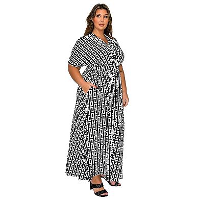 Plus Size Bellano Empire Waist Dress