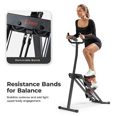 Smart Foldable Stair Climber with Balance-Assist Cords