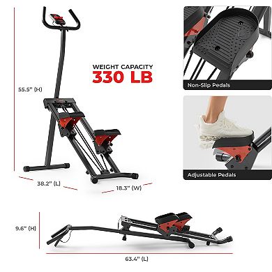 Smart Foldable Stair Climber with Balance-Assist Cords