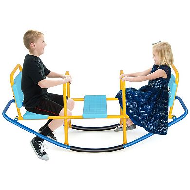 Outdoor Kids Seesaw Swivel Teeter for Ages 3 to 8