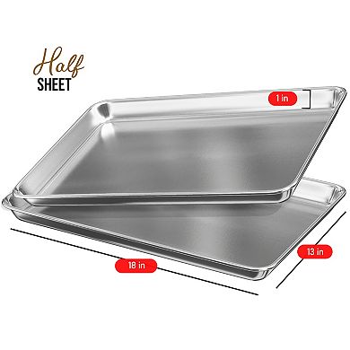 Eatex Aluminum Half Baking Sheet Pan Pack 4