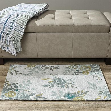Split P Bethany Floral Gray Indoor Rug 2' x 3'