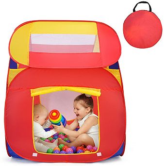 Kids Tent House with Ball Pit and Carry Bag