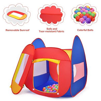 Kids Tent House with Ball Pit and Carry Bag