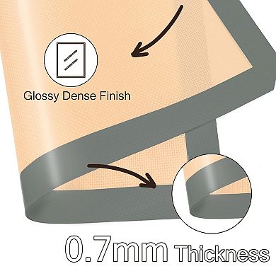 3 Pack Silicone Baking Mat Reusable Nonstick Food Safe Oven Sheet for Cookies and Bread