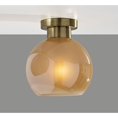 ADESSO Atticus Flush Mount Ceiling Light Fixture