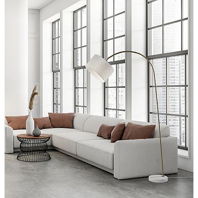 ADESSO Chrystie Adjustable Arc Floor Lamp