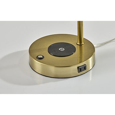 ADESSO Dax LED Charging Desk Lamp