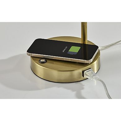 ADESSO Dax LED Charging Desk Lamp