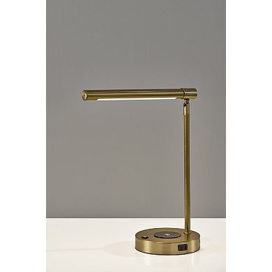 ADESSO Dax LED Charging Desk Lamp
