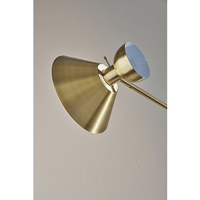 ADESSO Duke Adjustable Arm Floor Lamp
