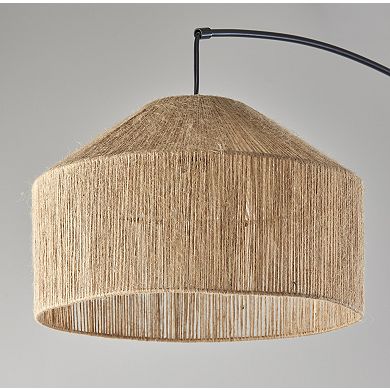 ADESSO Amalfi Arc Floor Lamp with Adjustable Arm