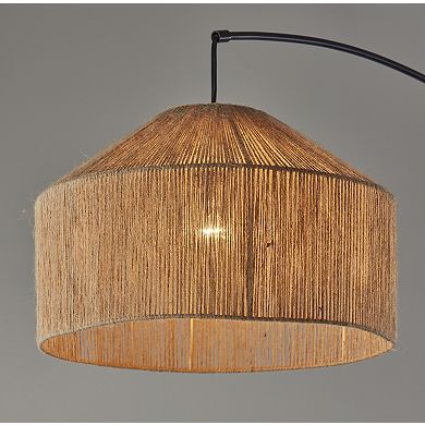 ADESSO Amalfi Arc Floor Lamp with Adjustable Arm