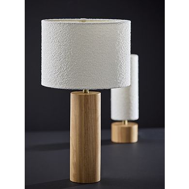 ADESSO Brayden Wood Table Lamp