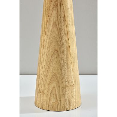 ADESSO Brayden Tapered Wood Table Lamp