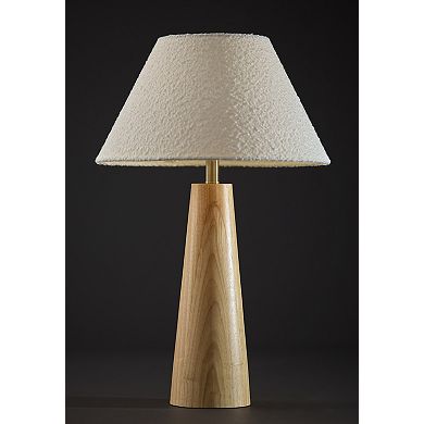 ADESSO Brayden Tapered Wood Table Lamp