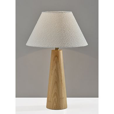 ADESSO Brayden Tapered Wood Table Lamp
