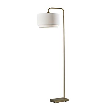 ADESSO Brinkley Modern Floor Lamp with Adjustable Arm